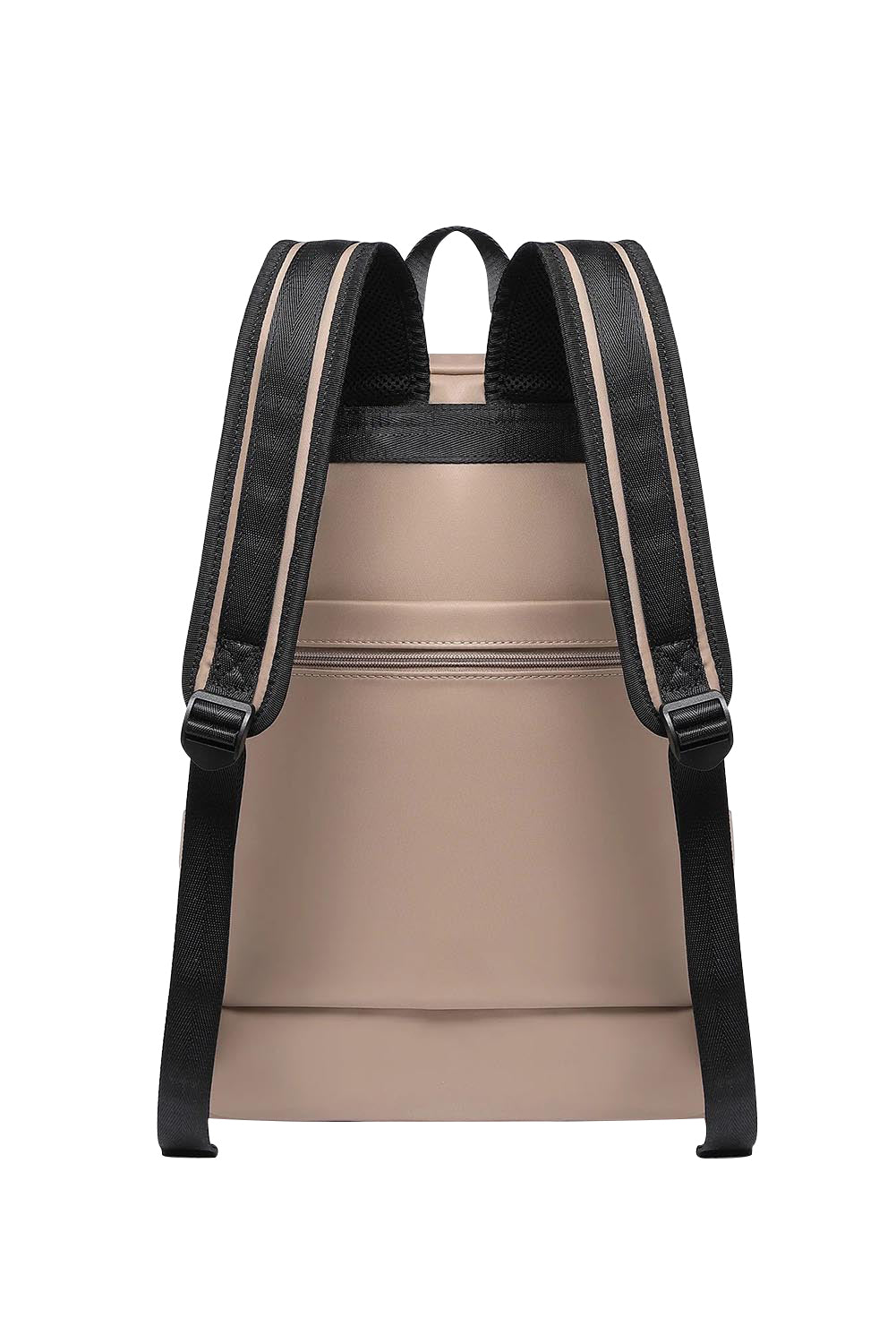 Product shot of the Carter Backpack in colour Mocha, from the back