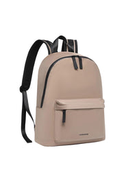 Product shot of the Carter Backpack in colour Mocha, detail
