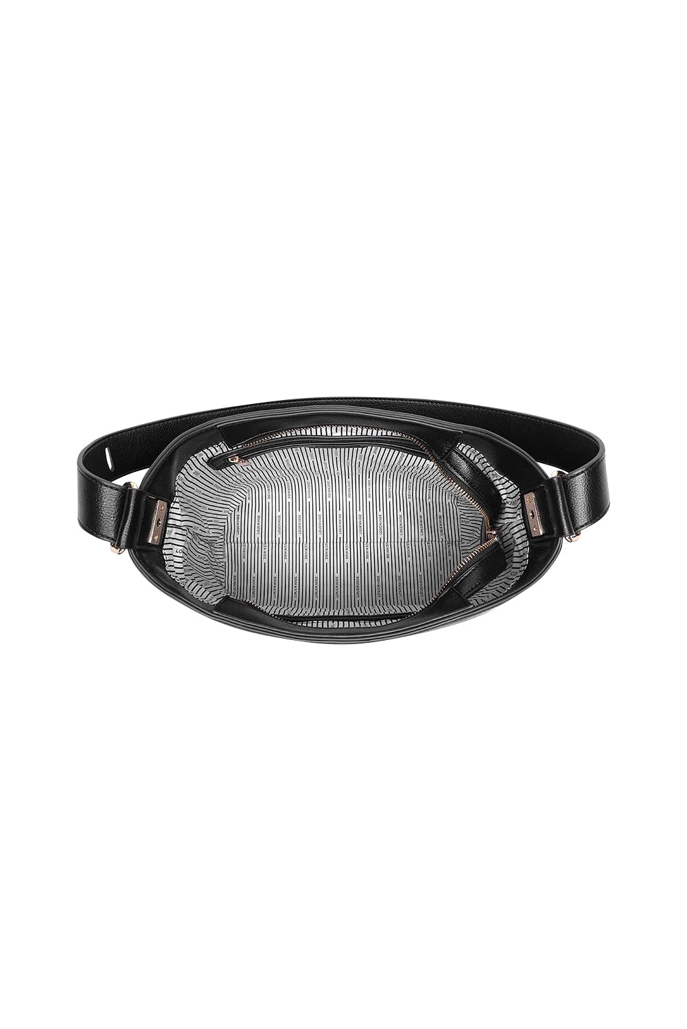 Product shot of the Audrey Shoulder Bag in colour Black (Black), detail