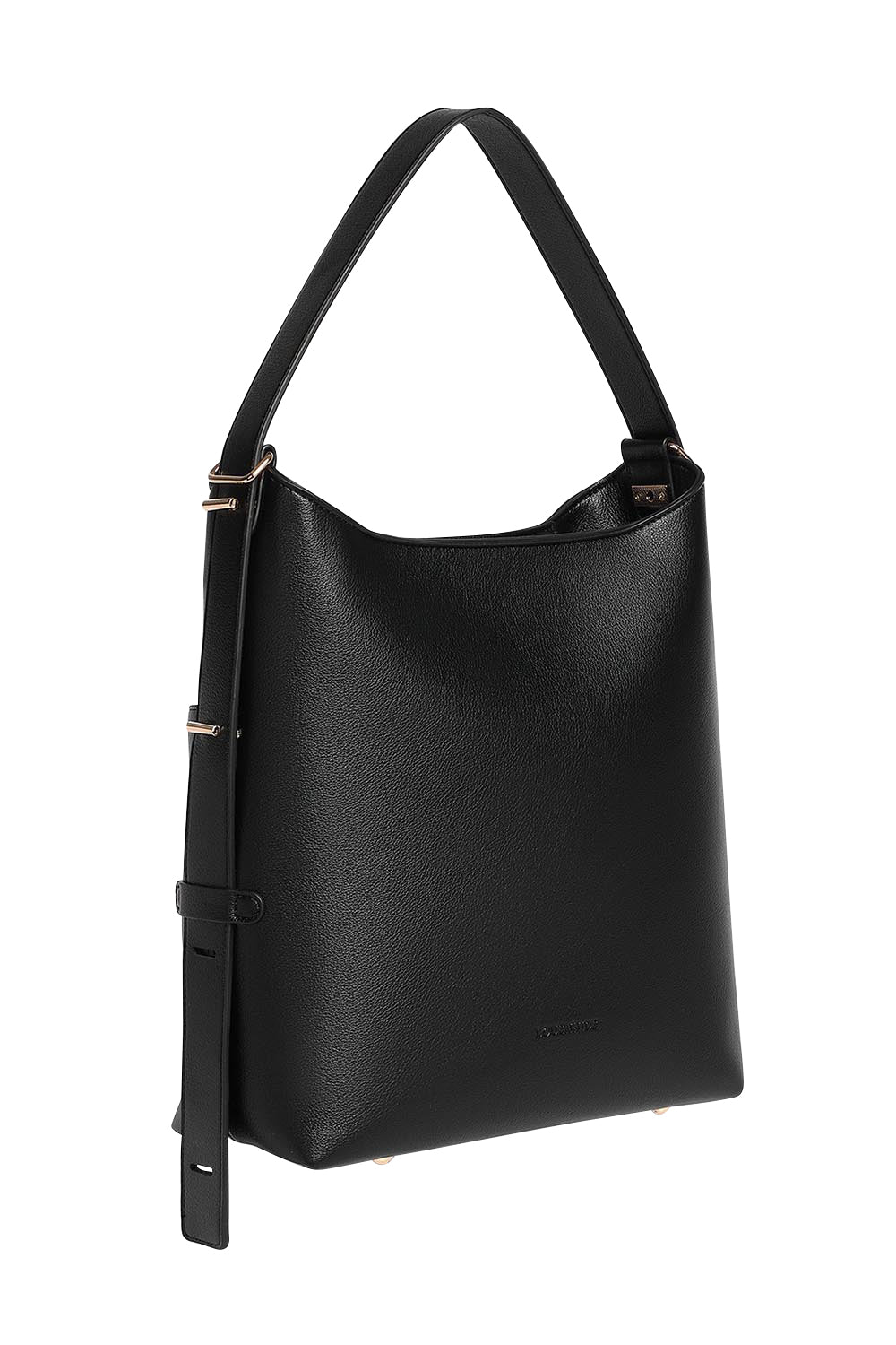 Product shot of the Audrey Shoulder Bag in colour Black (Black), detail