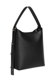 Product shot of the Audrey Shoulder Bag in colour Black (Black), detail