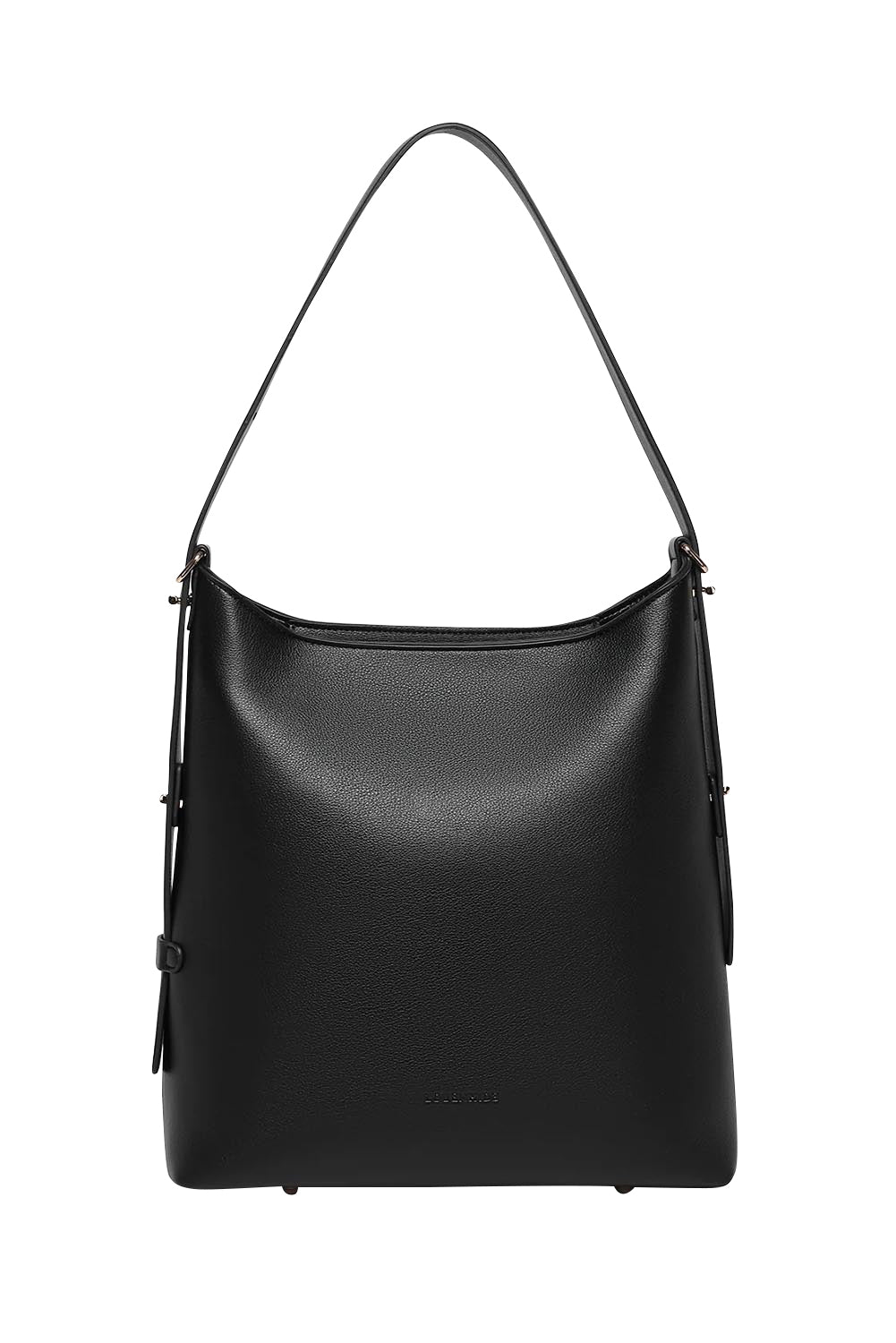 Product shot of the Audrey Shoulder Bag in colour Black (Black), from the front