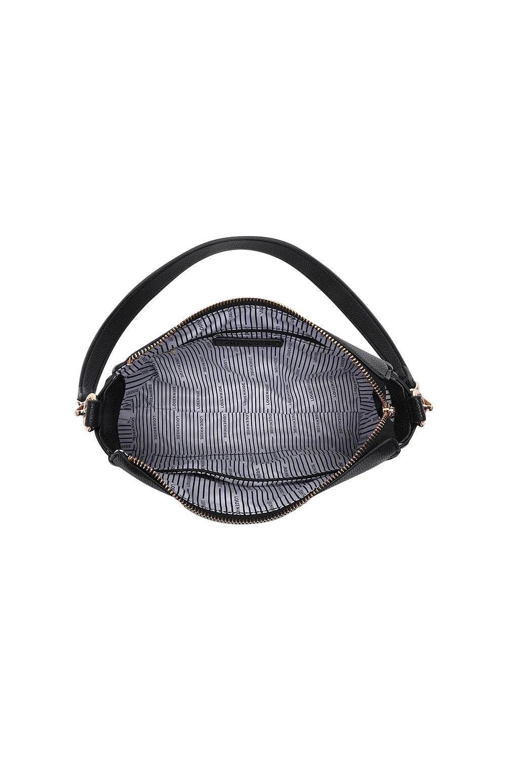 Product shot of the Dana Shoulder Bag in colour Black (Black), detail