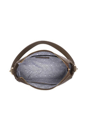 Product shot of the Dana Shoulder Bag in colour Mocha, detail