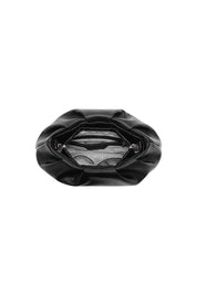 Product shot of the Naomi Convertible Clutch n Shoulder Bag in colour Black (Black), detail