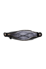 Product shot of the Corfu Handbag in colour Black (Black), detail