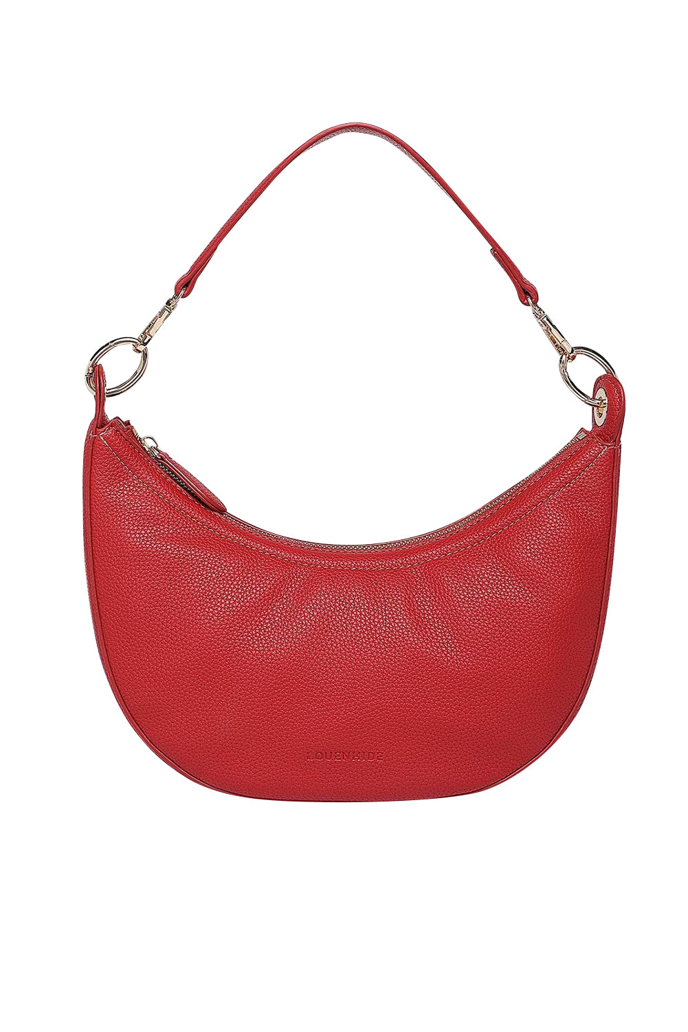 Product shot of the Corfu Handbag in colour Red (Red), detail