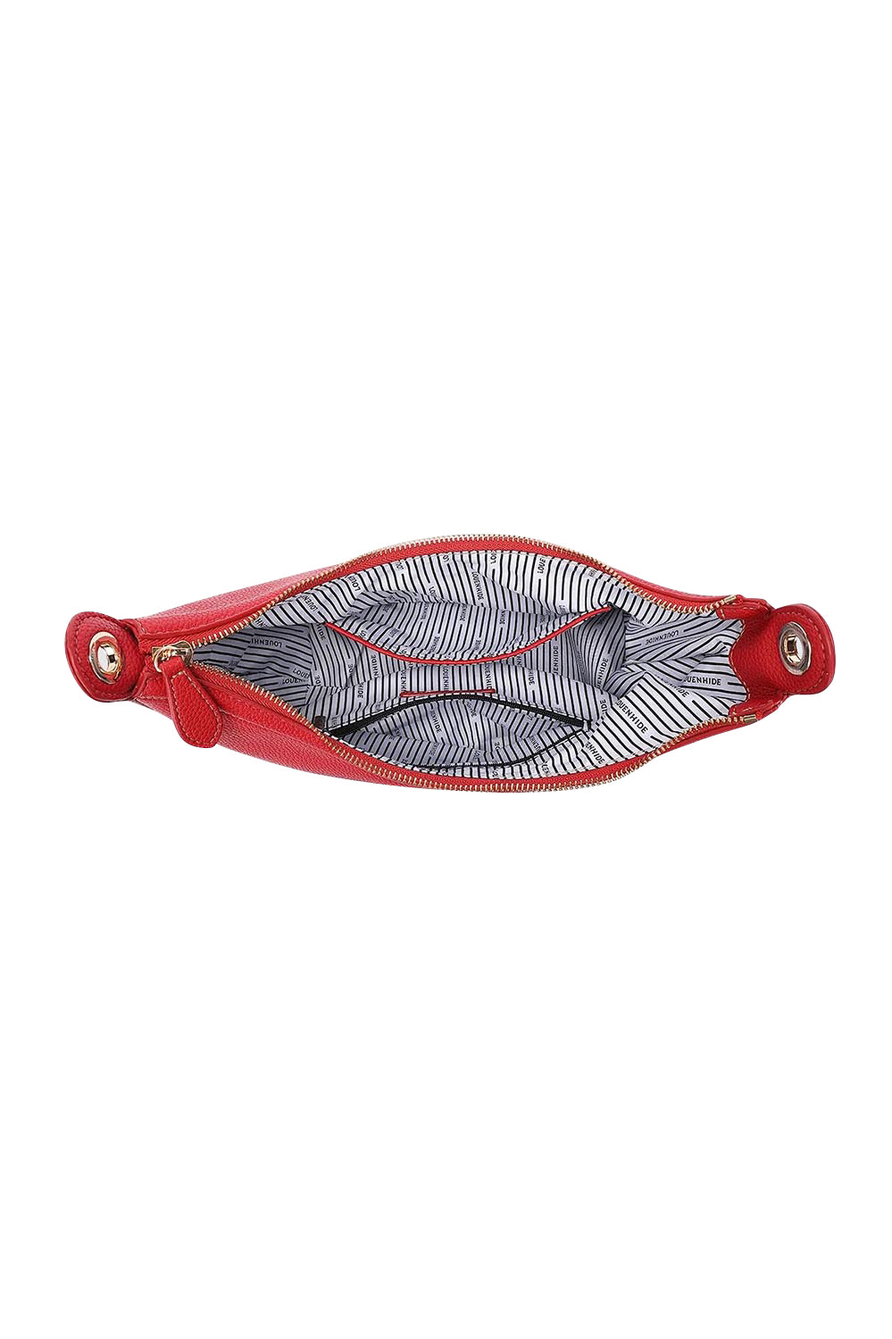 Product shot of the Corfu Handbag in colour Red (Red), detail