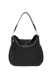 Product shot of the Nadia Shoulder Bag in colour Black (Black), detail