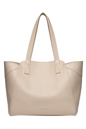 Product shot of the Parisian Shopper Bag in colour Stone, from the front
