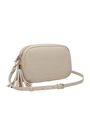Product shot of the Jacinta Gia Crossbody Bag in colour Biscotti, detail