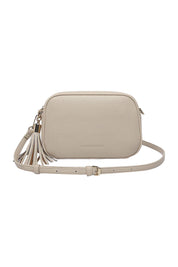 Product shot of the Jacinta Gia Crossbody Bag in colour Biscotti, detail