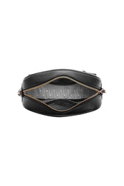 Product shot of the Jacinta Gia Crossbody Bag in colour Black (Black), detail