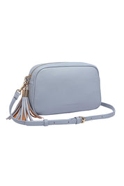 Product shot of the Jacinta Gia Crossbody Bag in colour Cloudblue (Blue), detail