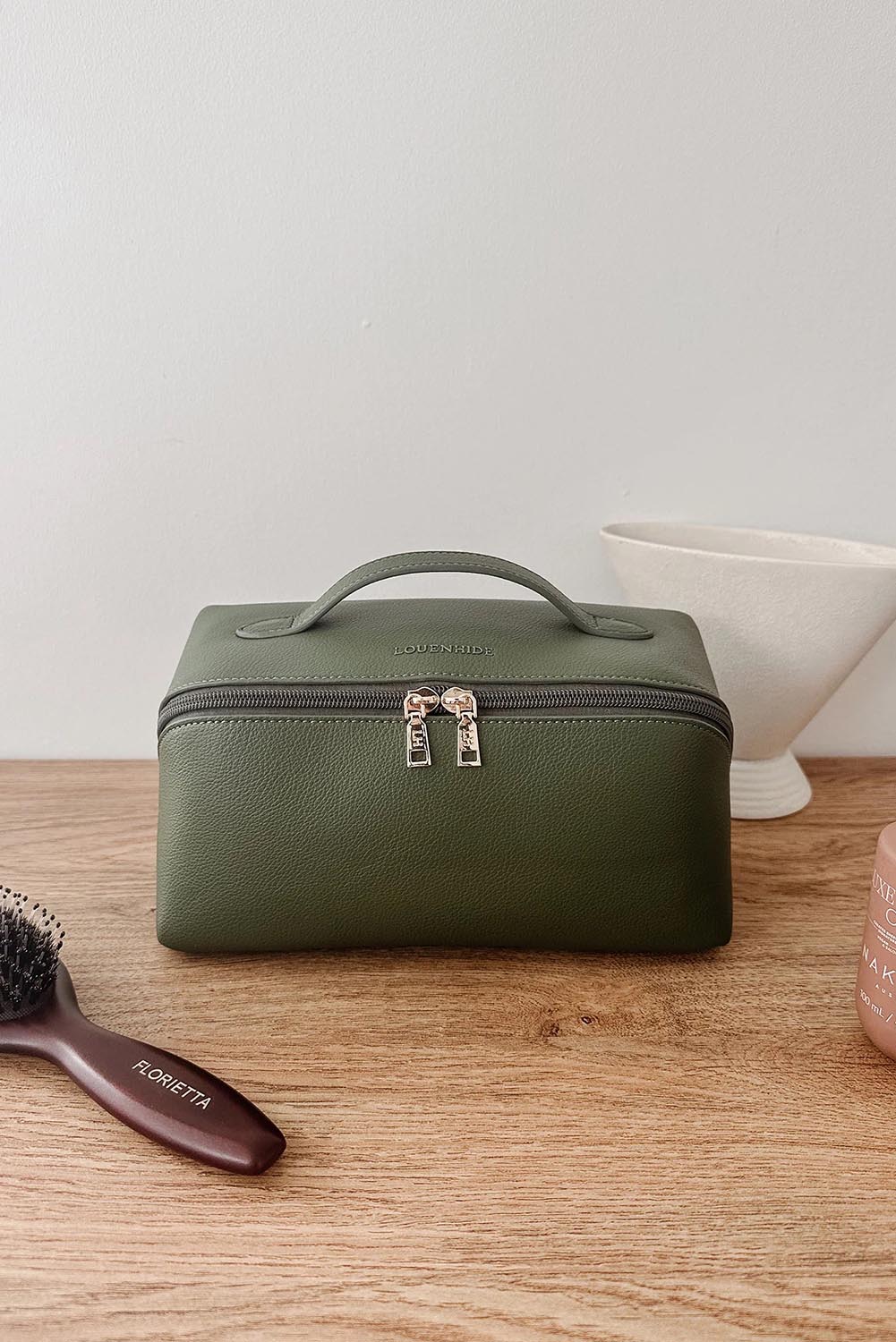 Mary Cosmetic Bag – Olive