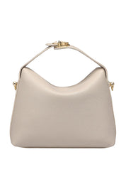 Product shot of the Andie Handbag in colour Vanilla (White), from the back