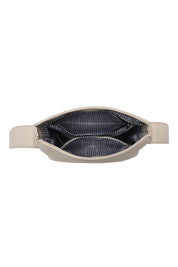 Product shot of the Andie Handbag in colour Vanilla (White), detail