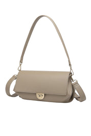 Product shot of the Winona Shoulder Bag in colour Stone, detail