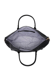 Product shot of the Alexis Travel Bag in colour Blackstrip (Black), detail