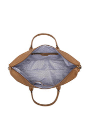 Product shot of the Alexis Travel Bag in colour Camelpink, detail