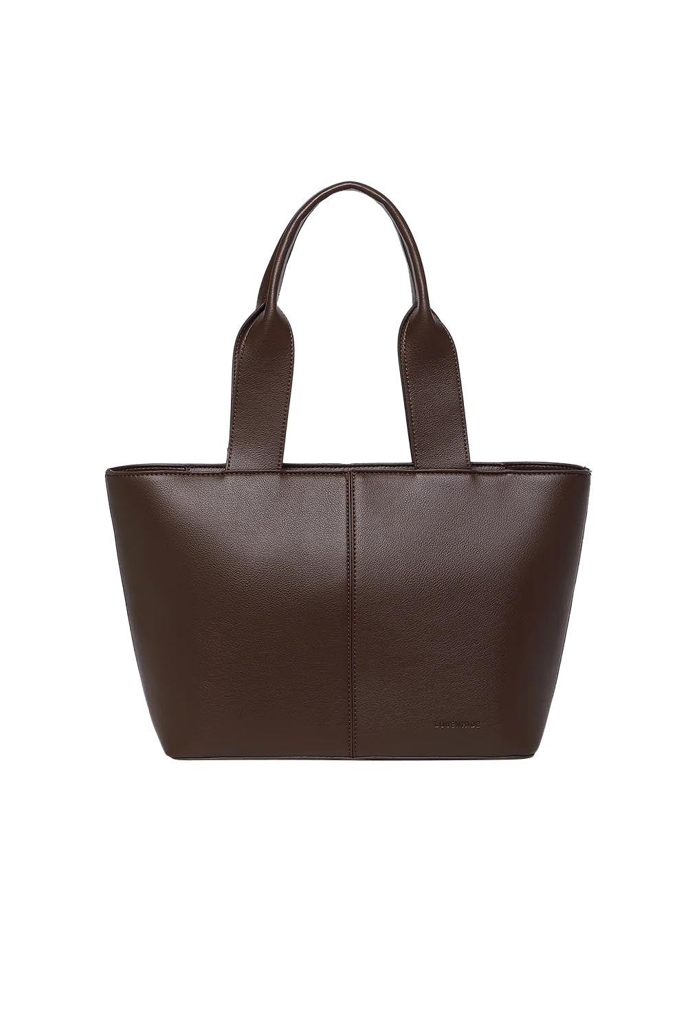 Product shot of the Henley Tote Bag in colour Chocolate, from the back