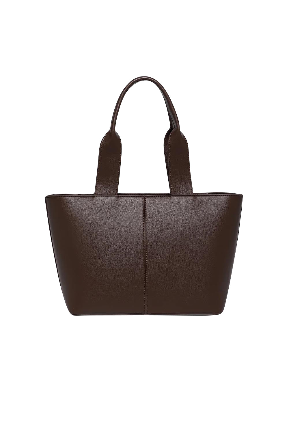 Product shot of the Henley Tote Bag in colour Chocolate, from the front