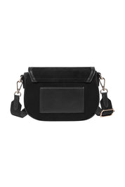 Product shot of the Jade Crossbody Bag in colour Black (Black), from the back