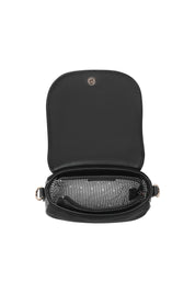 Product shot of the Jade Crossbody Bag in colour Black (Black), detail