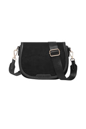 Product shot of the Jade Crossbody Bag in colour Black (Black), from the front