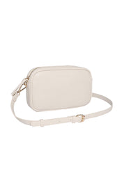 Product shot of the Bianca Crossbody Bag - Vanilla in colour Vanilla, showing detail