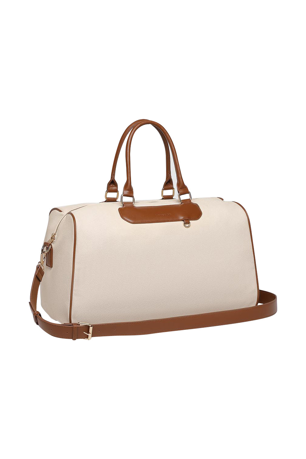 Product shot of the Taylor Travel Bag in colour Canvastan, detail