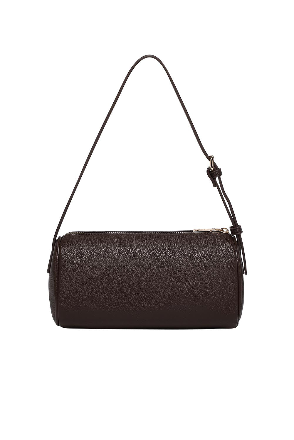 Product shot of the Serena Handbag in colour Chocolate, from the back