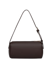 Product shot of the Serena Handbag in colour Chocolate, from the back