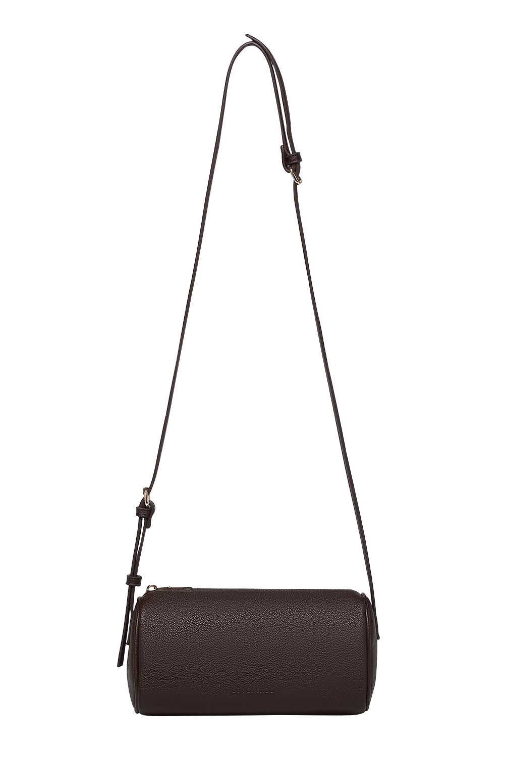 Product shot of the Serena Handbag in colour Chocolate, detail