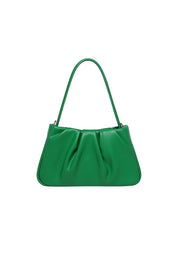 Product shot of the Uma Day Night Crossbody Bag in colour Emerald (Green), from the back