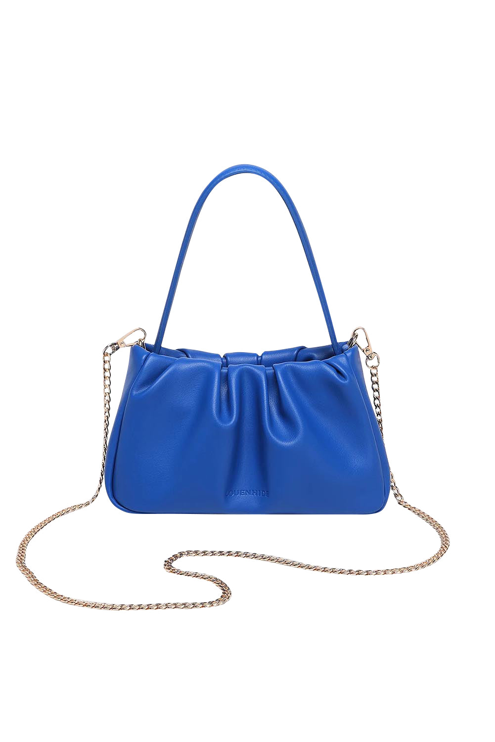 Product shot of the Uma Day Night Crossbody Bag in colour OceanBlue (Blue), from the front