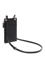 Product shot of the Suki Phone Bag in colour Black (Black), from the back