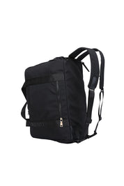 Product shot of the Jenn Nylon Travel Bag - Black in colour Black, showing detail