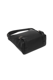 Product shot of the Miley Convertible Backpack - Black in colour Black, from the back