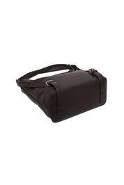 Product shot of the Miley Convertible Backpack - Chocolate in colour Chocolate, showing detail