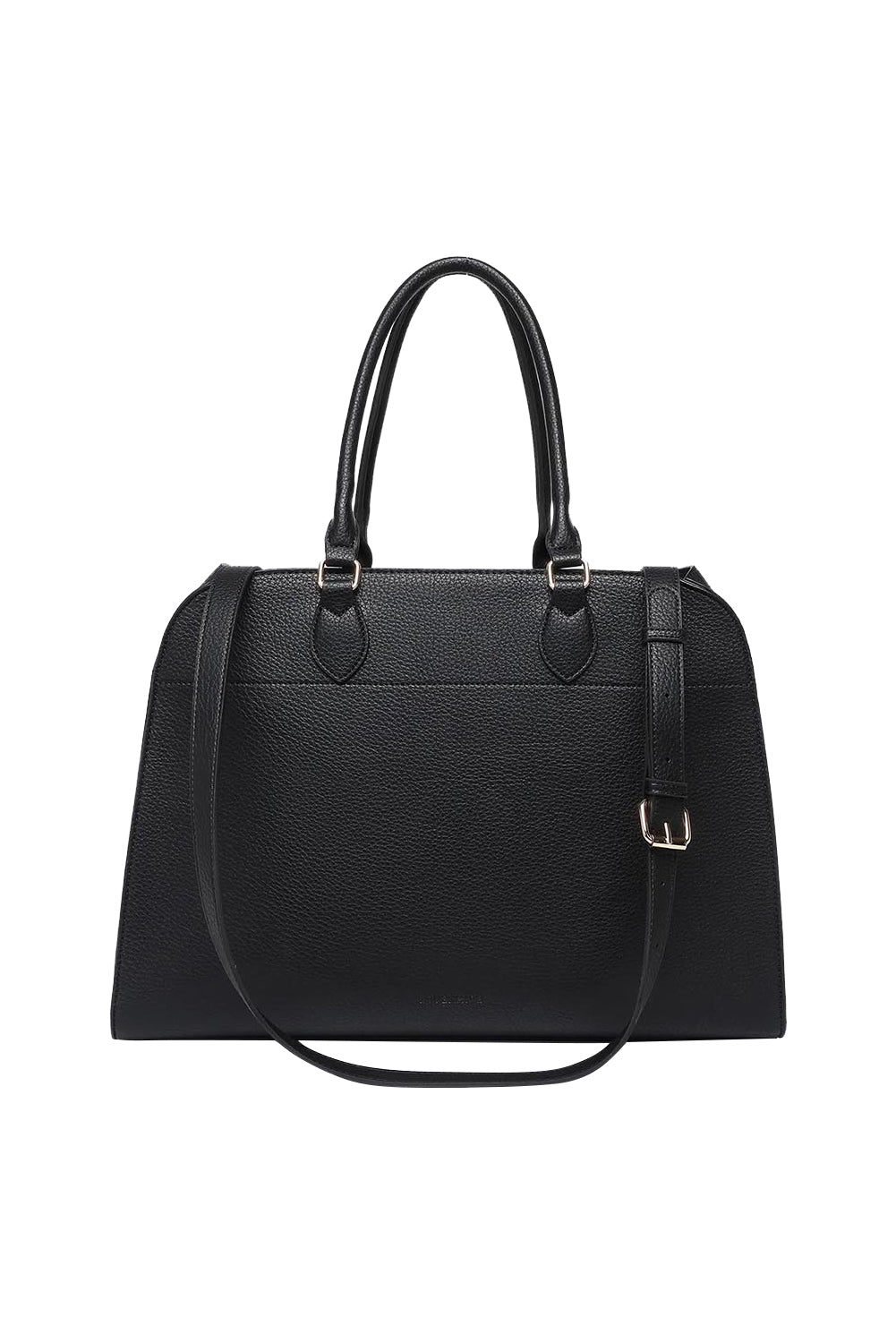 Product shot of the Blaire Tote Bag in colour Black (Black), from the front