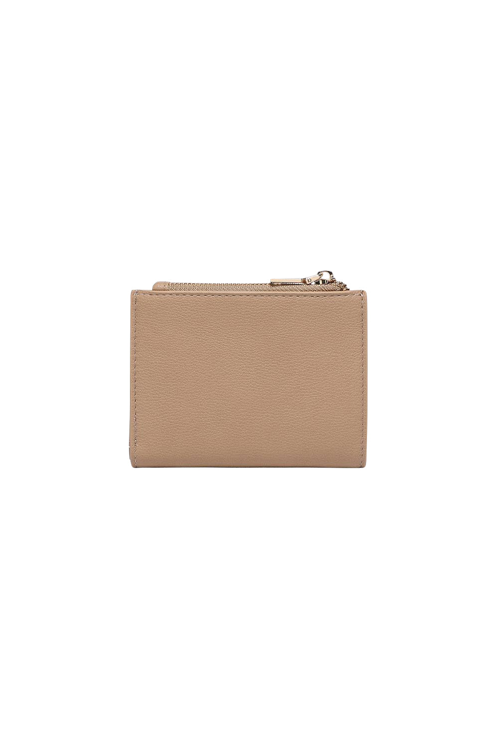 Product shot of the Lily Wallet - Camel in colour Camel, from the back