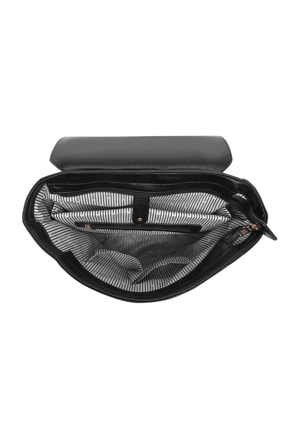 Product shot of the Drew Backpack in colour Black (Black), detail