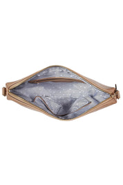 Product shot of the Daisy Crossbody Bag in colour Frappetylr, detail
