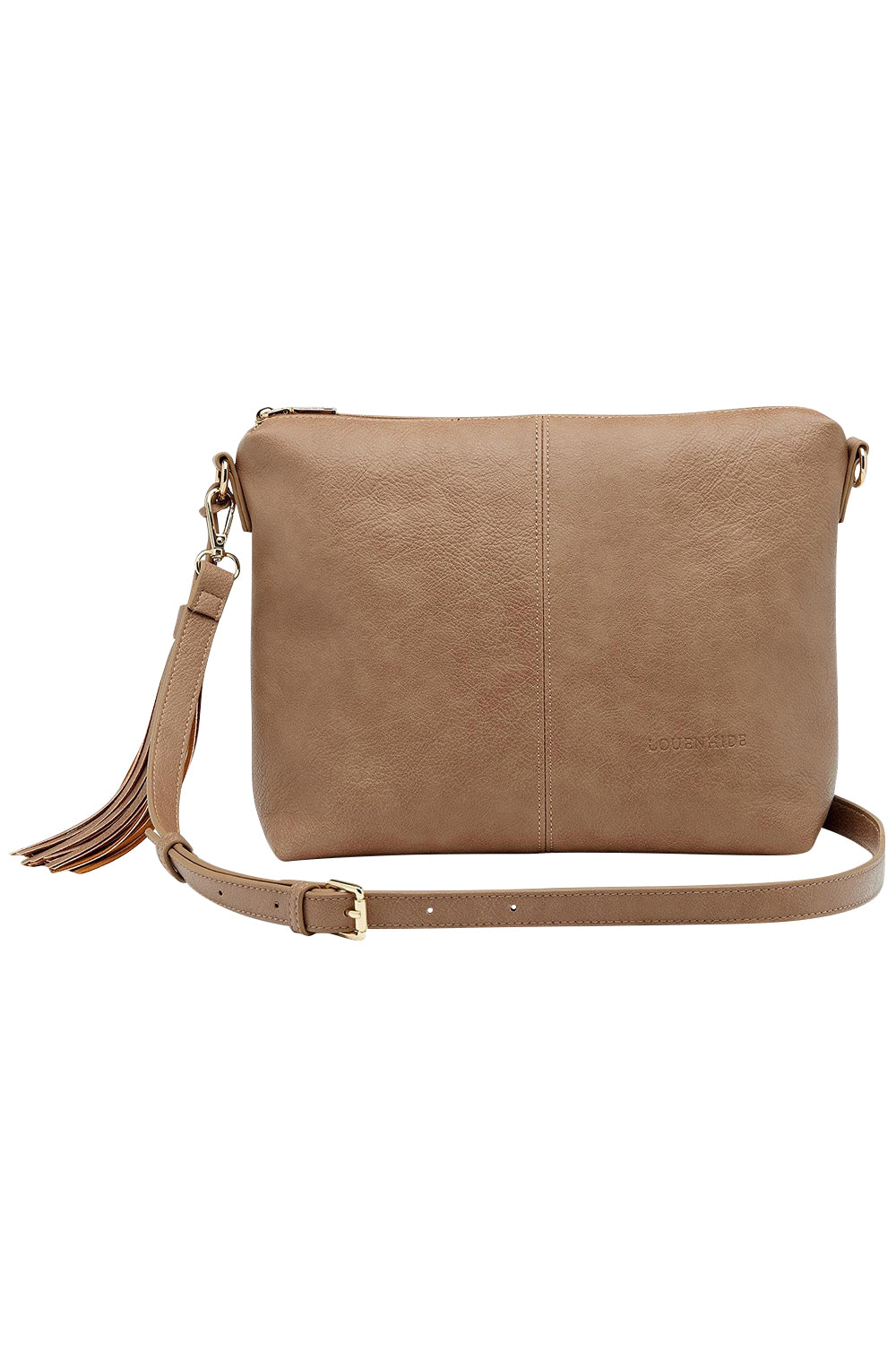 Product shot of the Daisy Crossbody Bag in colour Frappetylr, from the front
