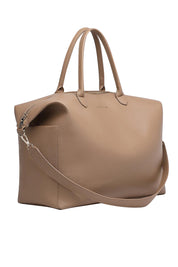 Product shot of the Ohio Overnight Bag in colour Frappe, detail