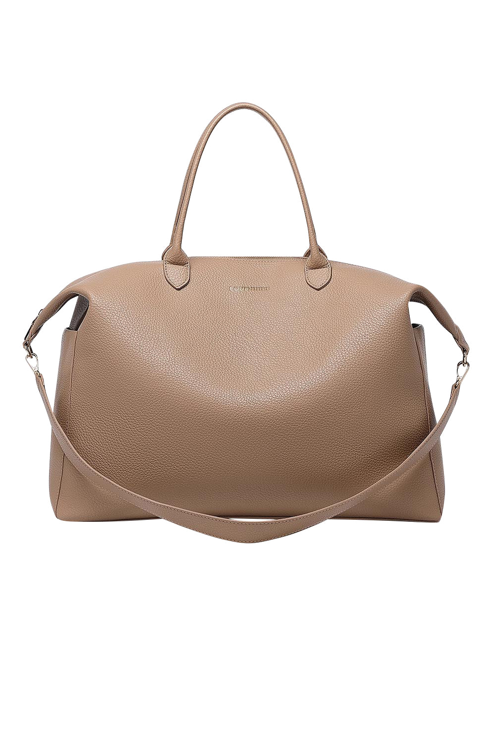 Product shot of the Ohio Overnight Bag in colour Frappe, from the front