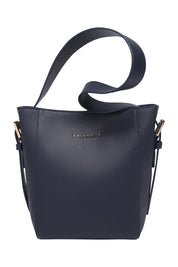 Product shot of the Farrell Shoulder Bag in colour Navy (Blue), detail