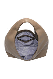 Product shot of the Monaco Shoulder Bag in colour Mocha, detail