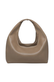 Product shot of the Monaco Shoulder Bag in colour Mocha, from the front